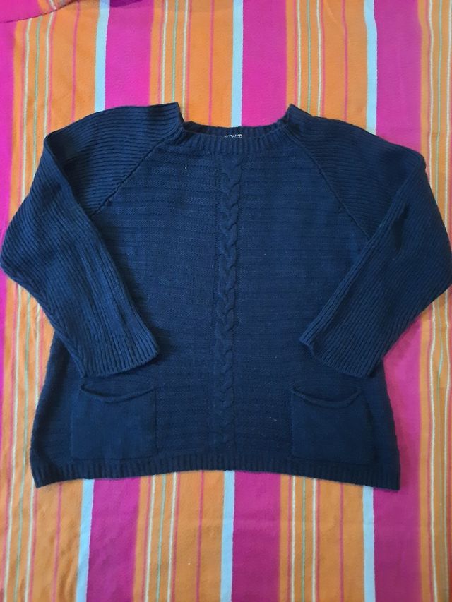 jersey azul marino talla L manga larga