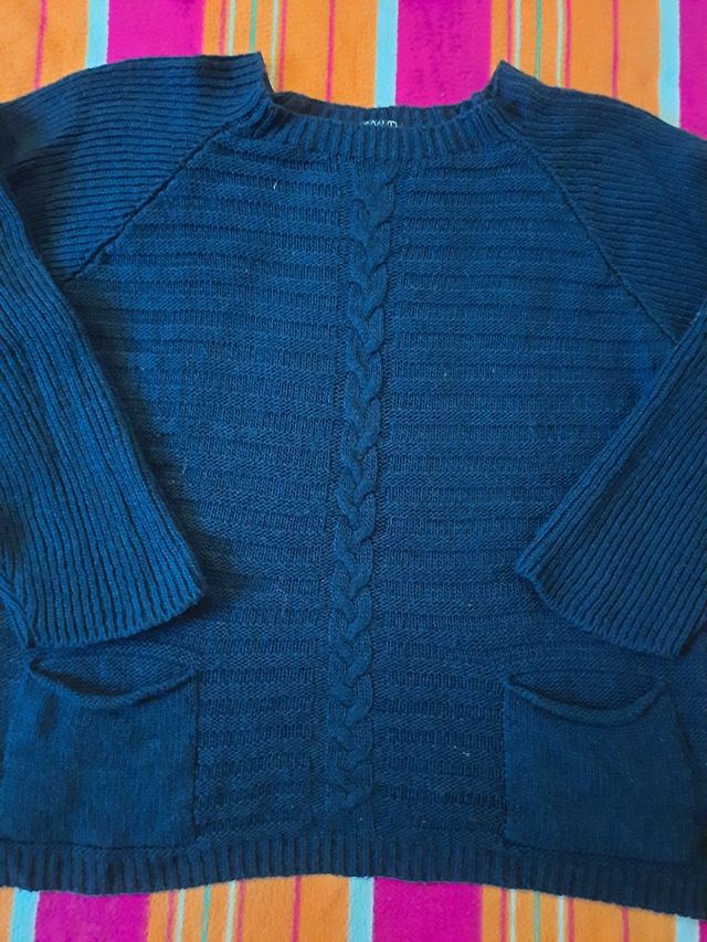 jersey azul marino talla L manga larga