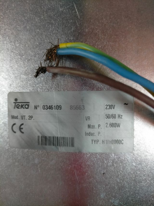 cocina eléctrica largo50ancho 30