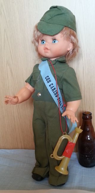 muñeca militar años 70