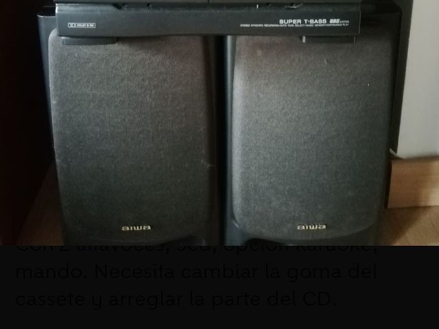 Altavoces Aiwa NSX 500