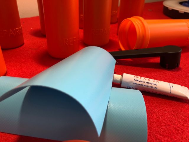Kit reparación paddle surf y jayak de pvc