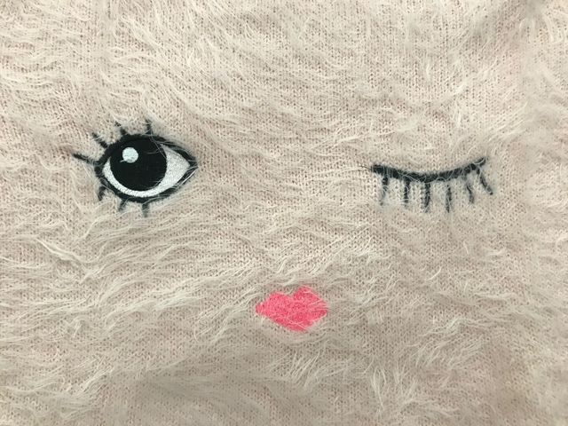 Suéter rosa de pelito H&M talla 10