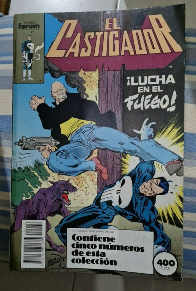 Comics El Castigador ¡Lucha en el Fuego!