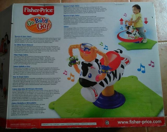 Cebra GIRA GIRA Fisher Price NUEVA