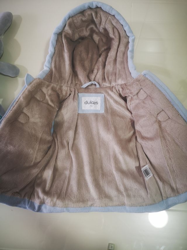 Abrigo NUEVO bebé marca Dulces talla 3-6meses