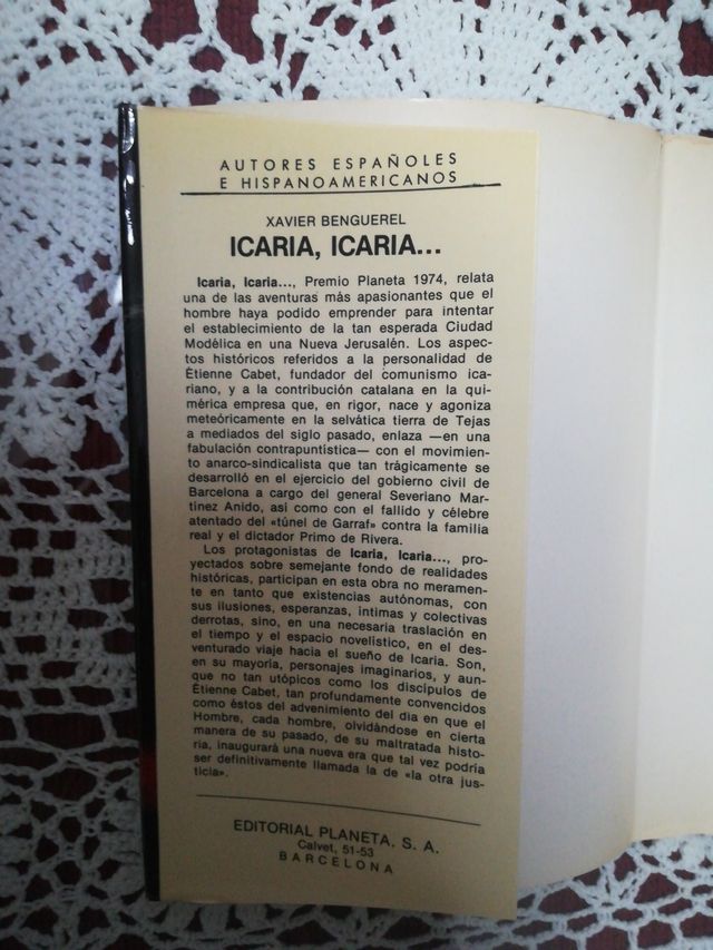 Icaria Icaria - Xavier Benguerel