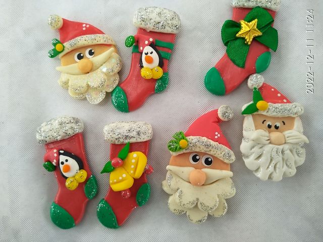 Figuras Navideñas masa flexible 