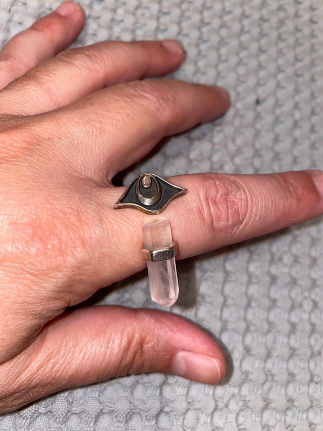 Anillo plata y cuarzo marca Mava Haze