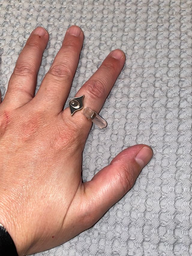 Anillo plata y cuarzo marca Mava Haze