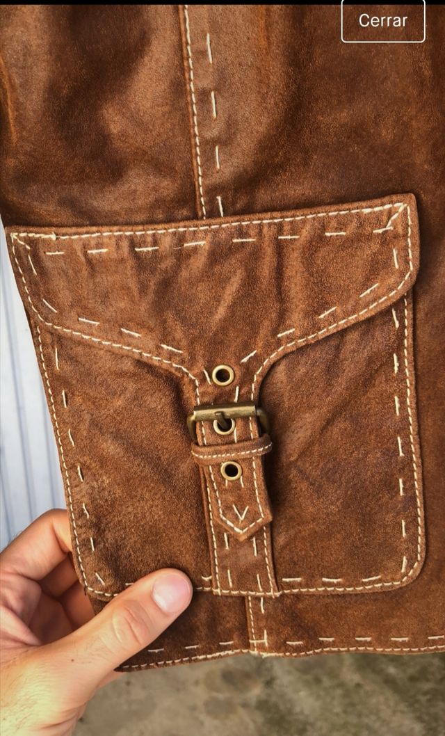 Cazadora de cuero