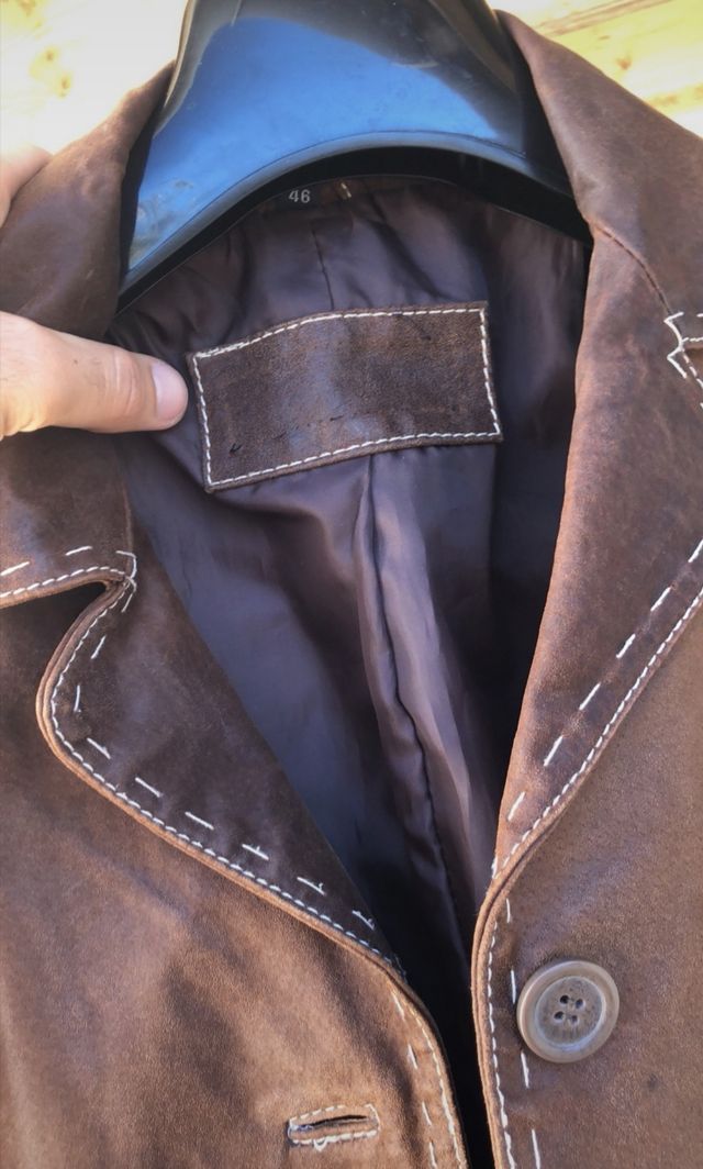 Cazadora de cuero