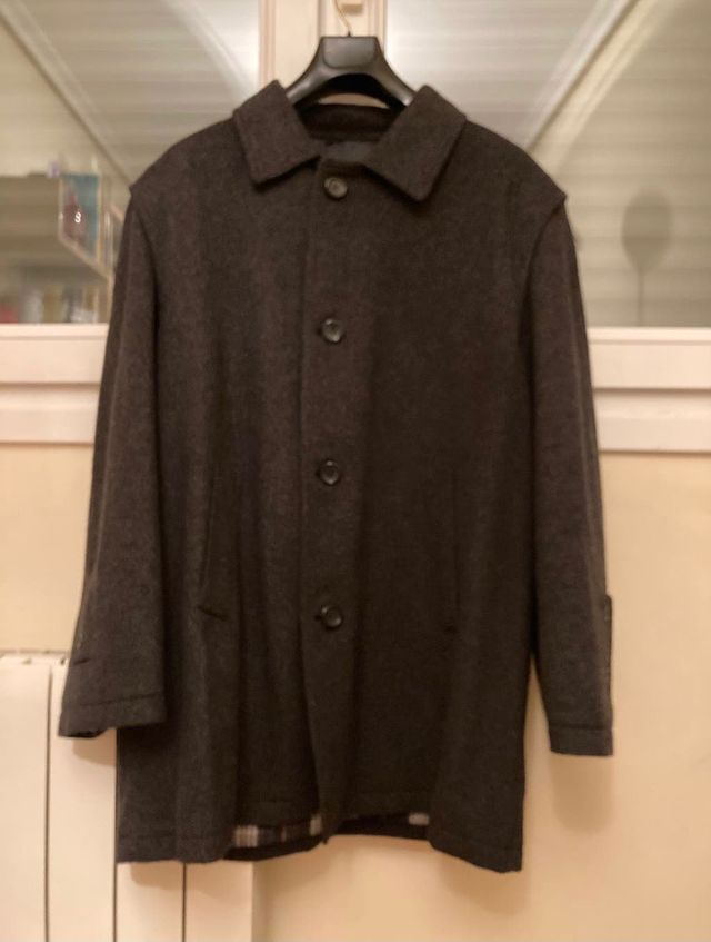 Abrigo de lana nuevo hombre