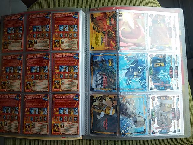 ÁLBUM COMPLETO LEGO NINJAGO CAZADORES DE DRAGONES