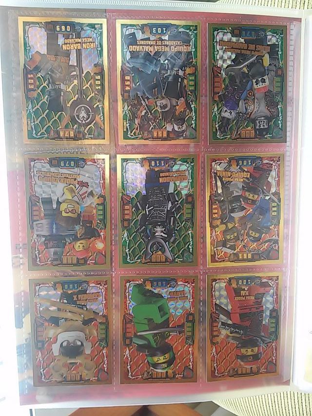ÁLBUM COMPLETO LEGO NINJAGO CAZADORES DE DRAGONES
