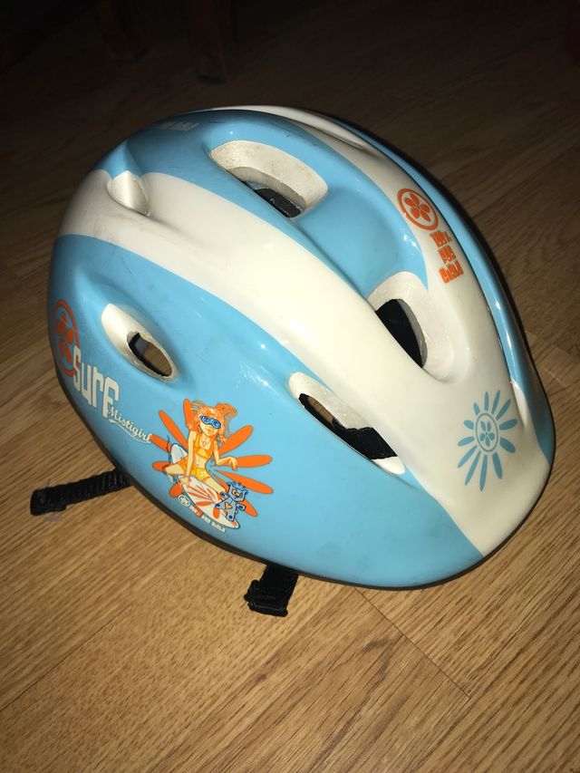 Casco bicicleta niña mujer