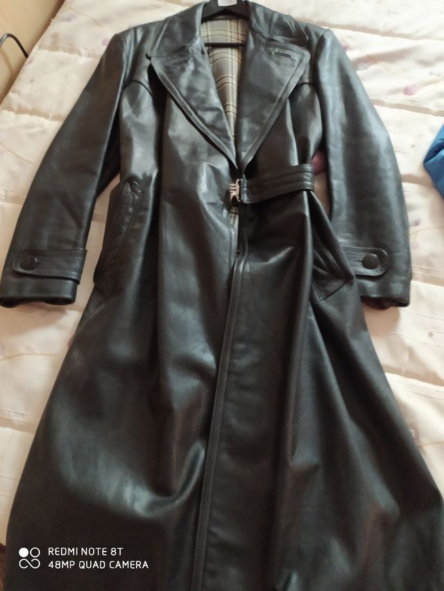 cappotto in pelle da uomo