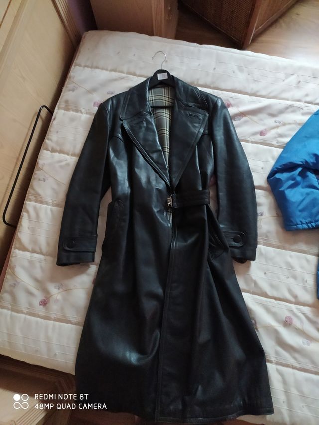 cappotto in pelle da uomo