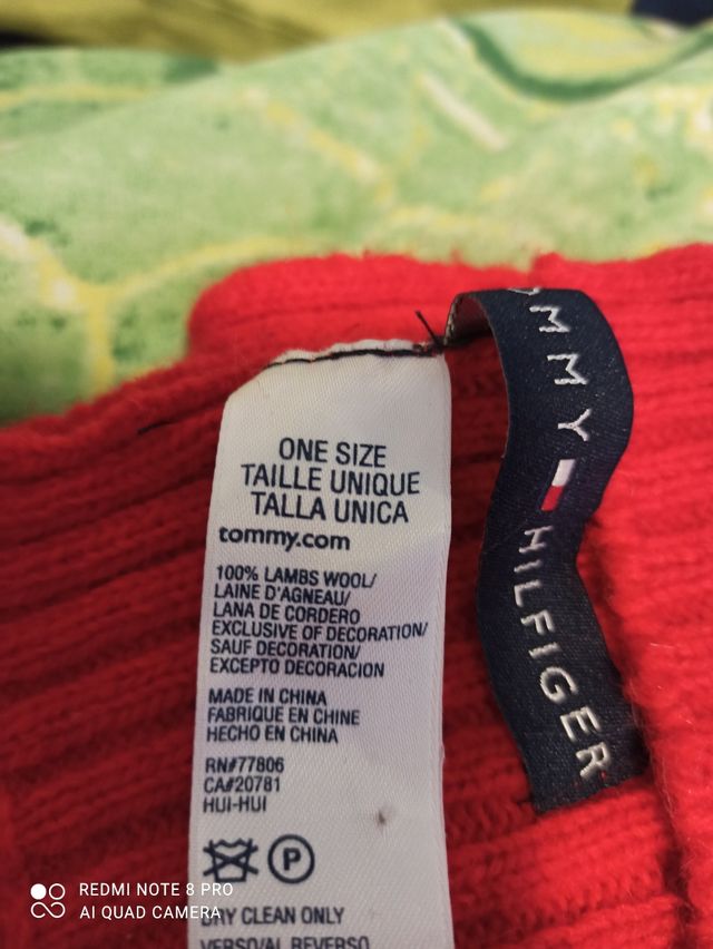 Bufanda Tommy Hilfiger Roja