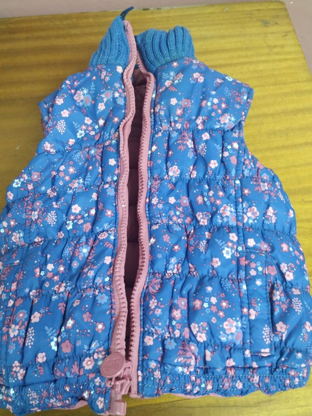 chaleco reversible 12 meses