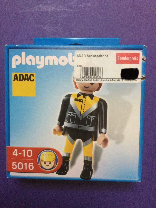 5016 Playmobil. Promocional Llavero ADAC.