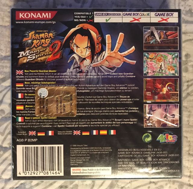 [GBA] SHAMAN KING MÁSTER OF SPIRITS 2 PRECINTADO