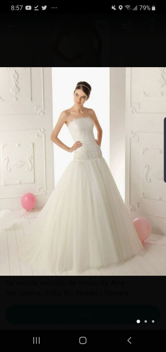 Vestido novia. Aire Barcelona!