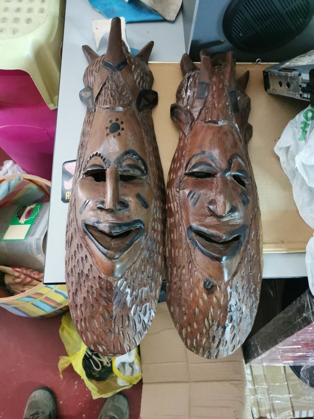 Mascaras de madera talla