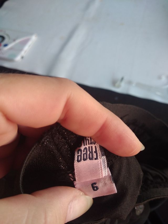 falda vuelo negra tull