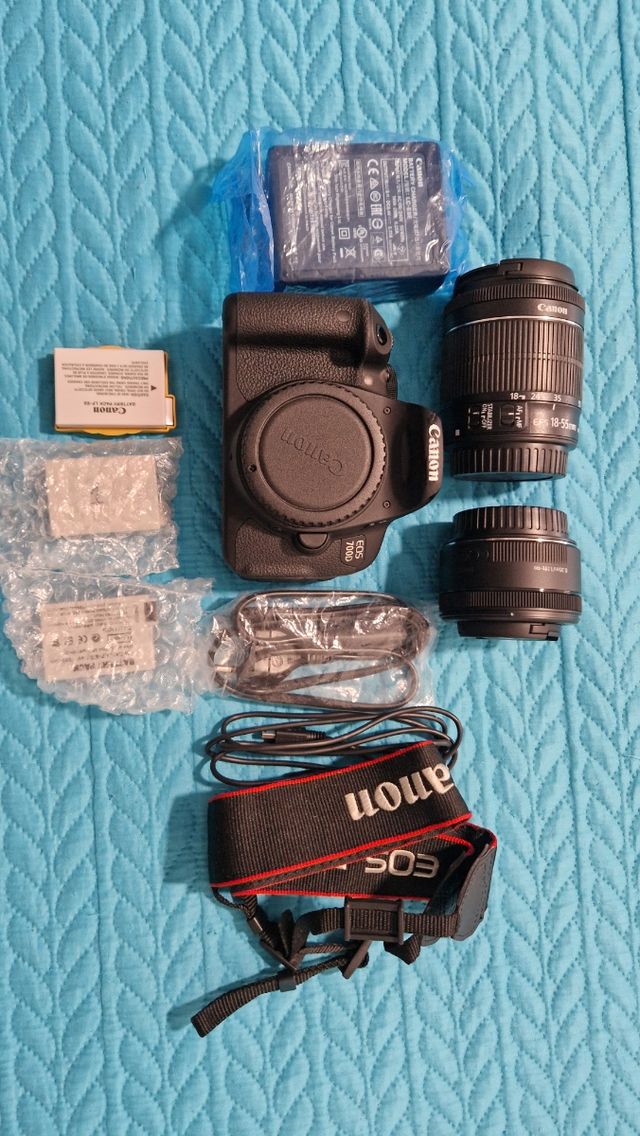 Canon 700d + objetivos STM 18-55mm y 50mm