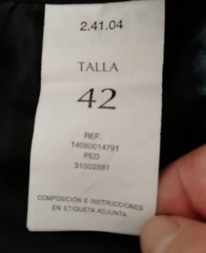 Falda negra nueva Él Corté Inglés 