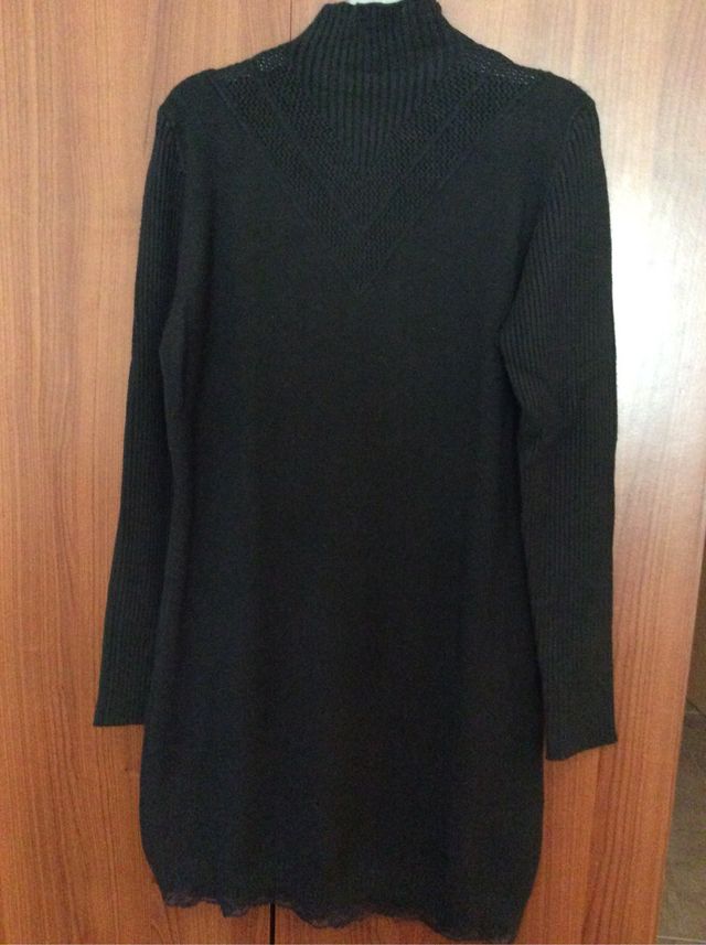 Vestido punto negro