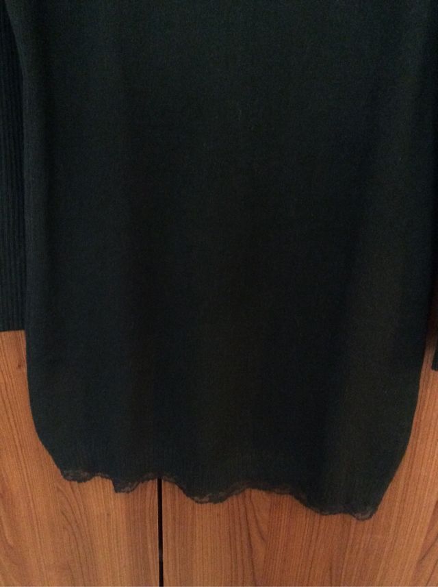 Vestido punto negro