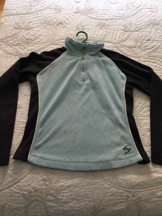 sudadera Forro polar en azules chica tM Simmer