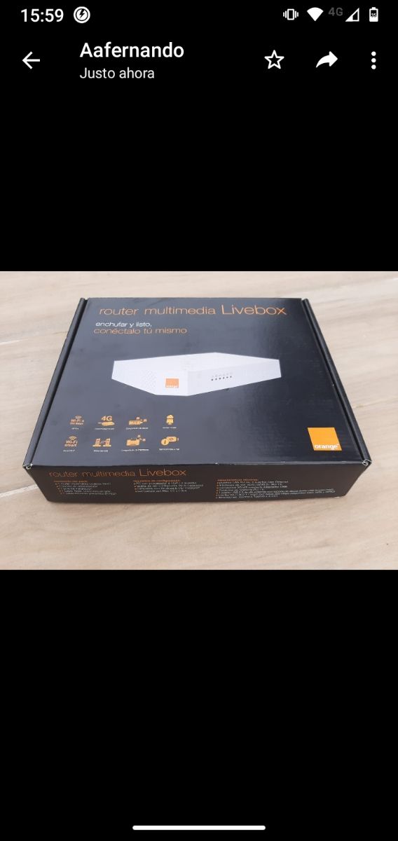 Router multimedia Livebox de Orange