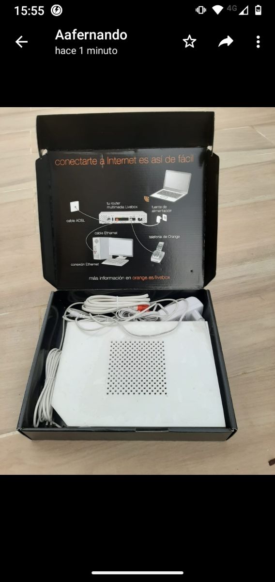 Router multimedia Livebox de Orange