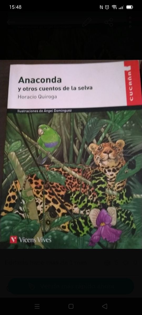 Libro anaconda u otros cuentos de la selva