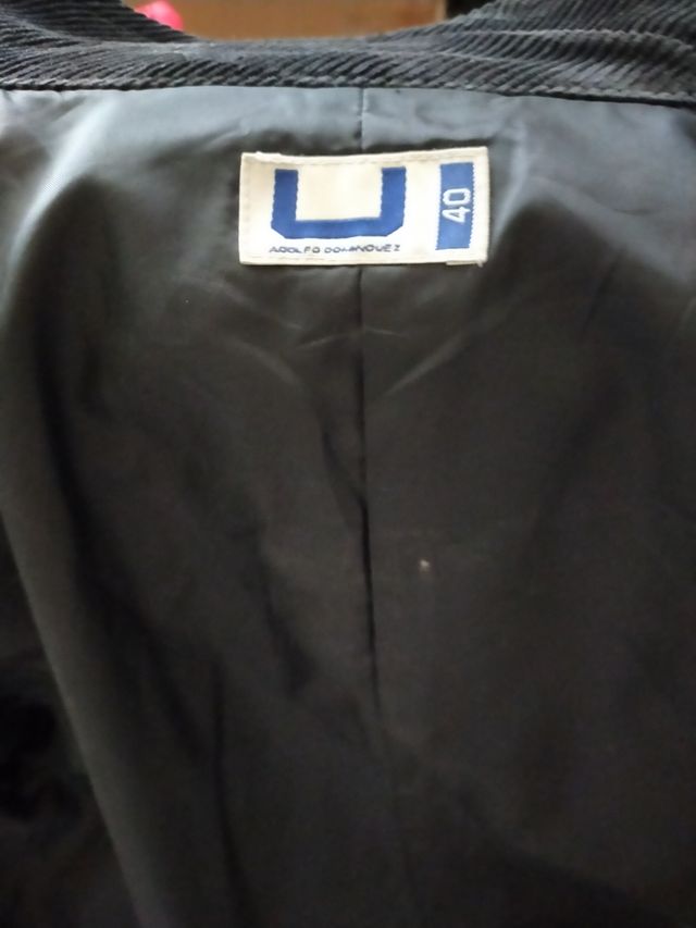 Blazier de pana Adolfo Domínguez