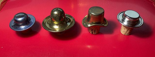 Colección 4 tapones sombreros Vintage