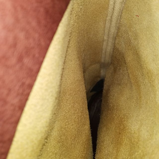 Botas altas PIEL Mostaza