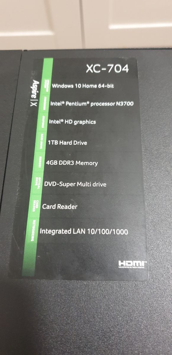 PC SOBREMESA ACER con monitor BENQ