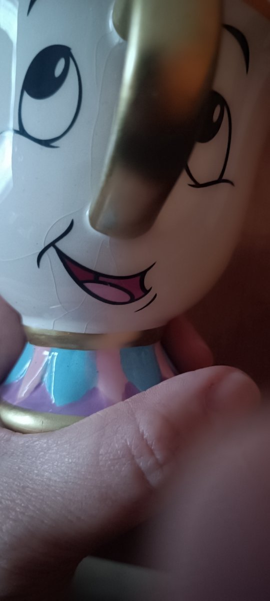 Taza y tetera la Bella y la Bestia