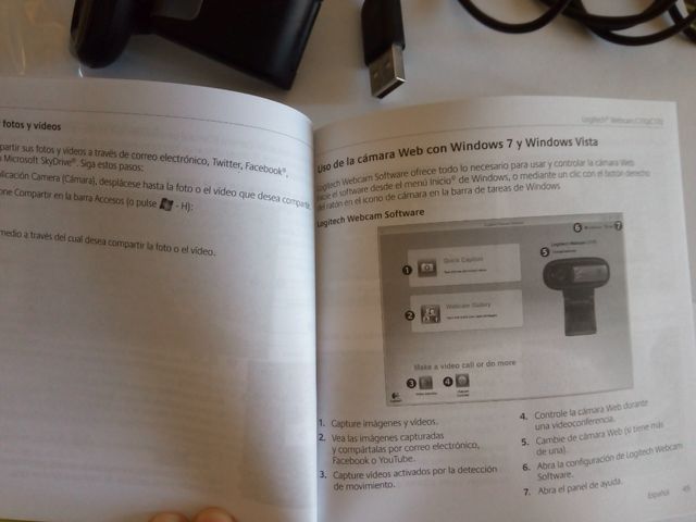 Cámara webcam Logitech