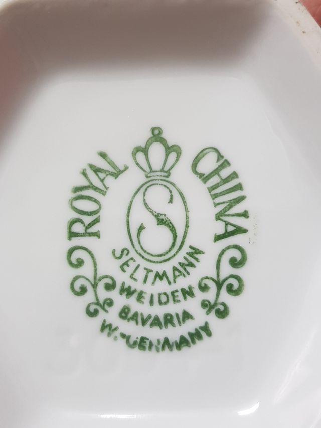 Jarrón de porcelana de Bavaria