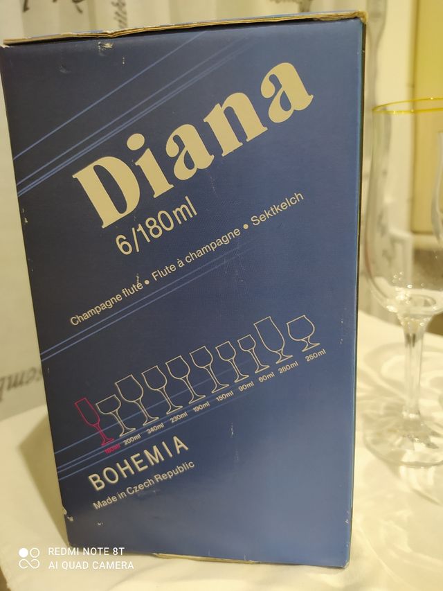 Cristaleria de Bohemia 6x4=24 Piezas