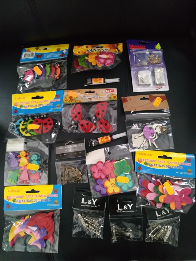 Lote Manualidades más 3000 Abalorios