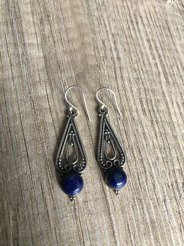 Orecchini in argento 925 con lapislazzuli