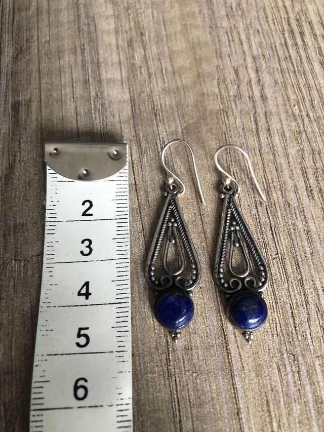 Orecchini in argento 925 con lapislazzuli