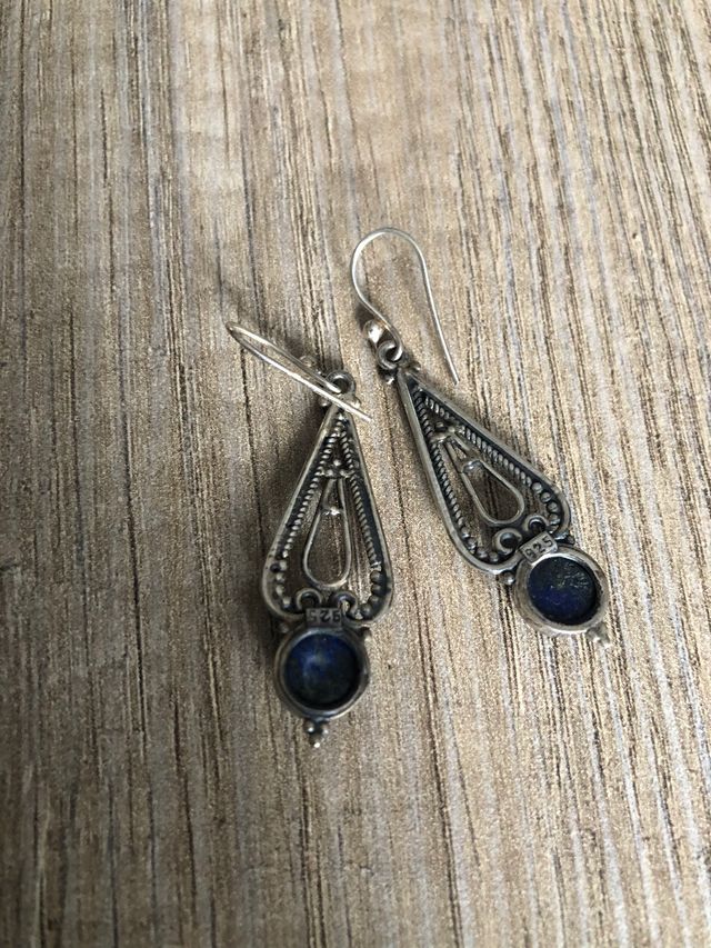 Orecchini in argento 925 con lapislazzuli