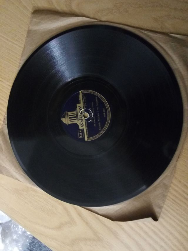 disco antigua de piedra